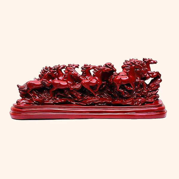 VASTU 12 RED RUNNING HORSE