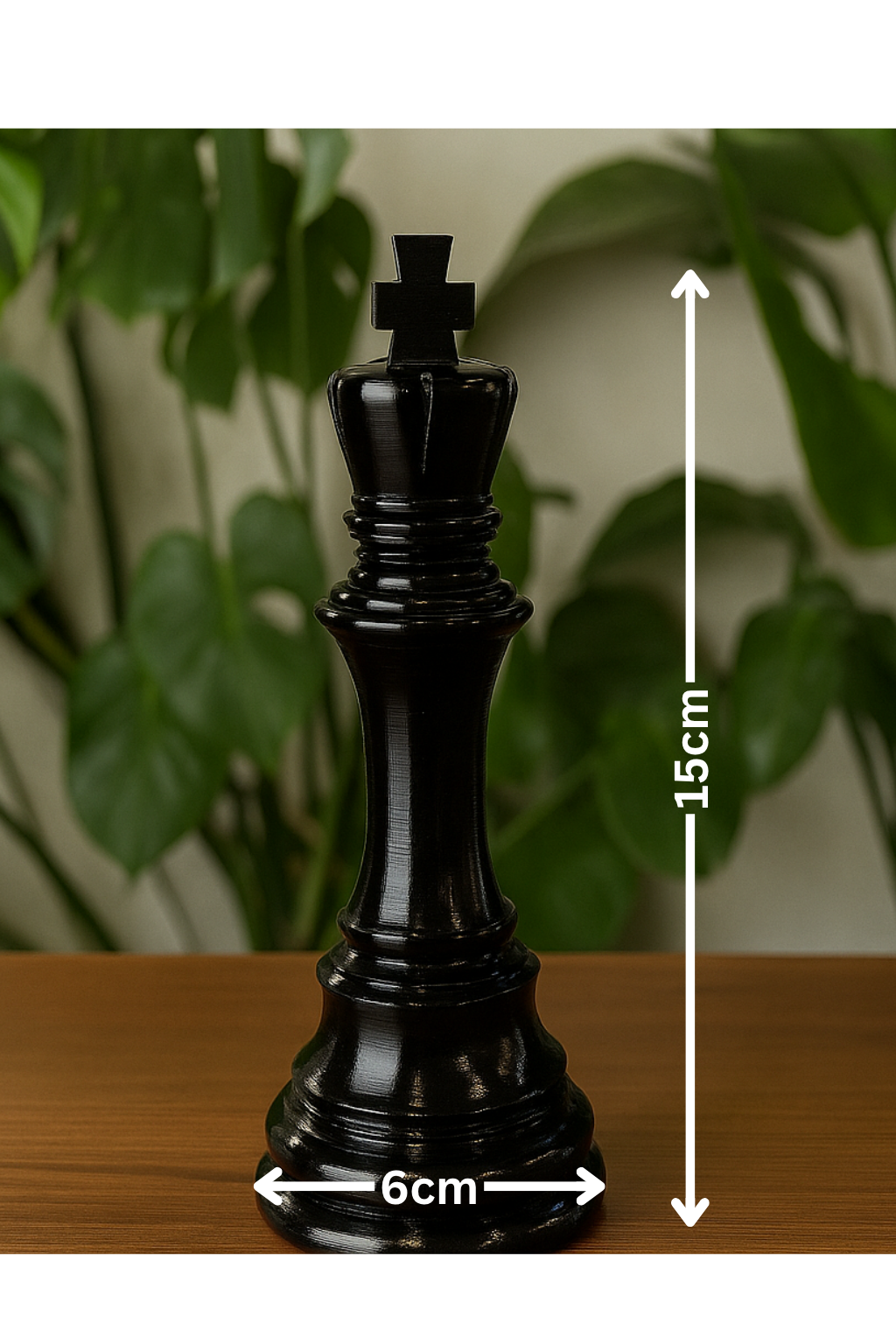 VASTU CHESS KING STATUE | HEIGHT -15 INCH | WIDTH- 6 INCH | RESIN DECORATIVE CHESS PIECE FOR HOME & OFFICE DECOR |