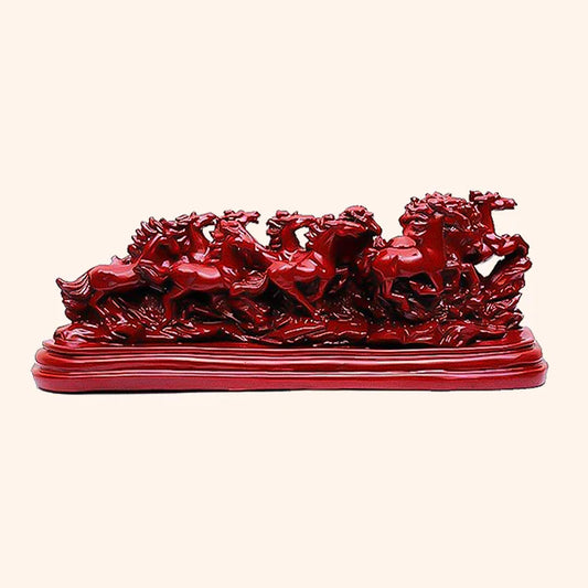 VASTU 12 RED RUNNING HORSE