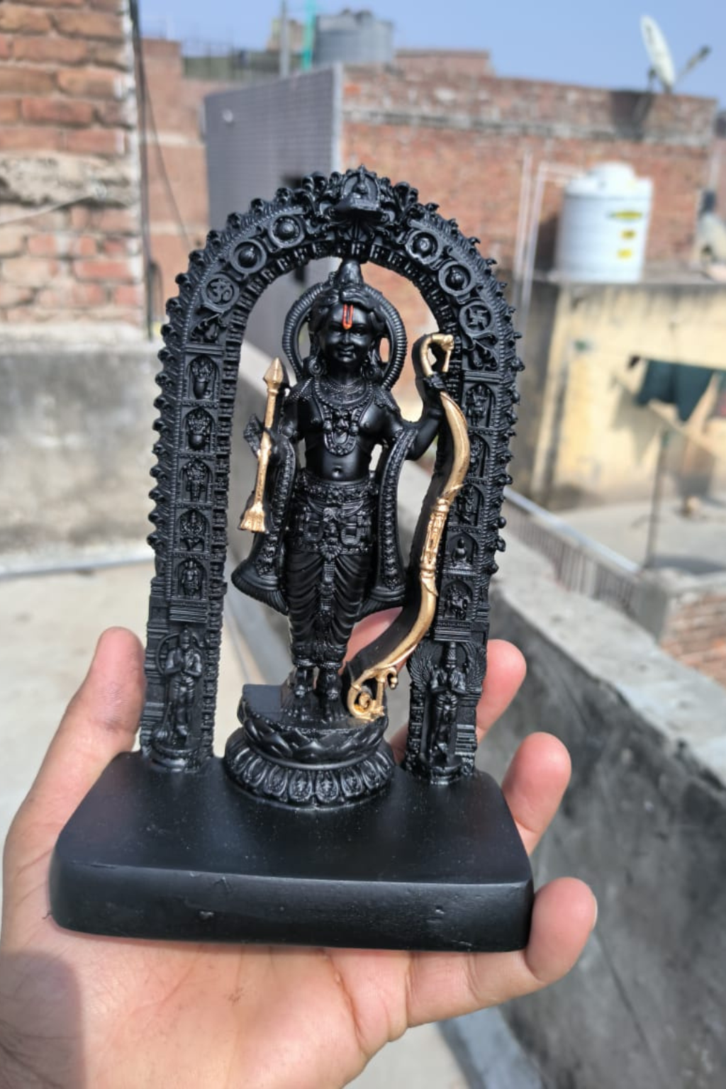 3D Ram Lalla Ayodhya Idol Statue Showpiece Murti for Home Decor Decoration Gift Gifting Items