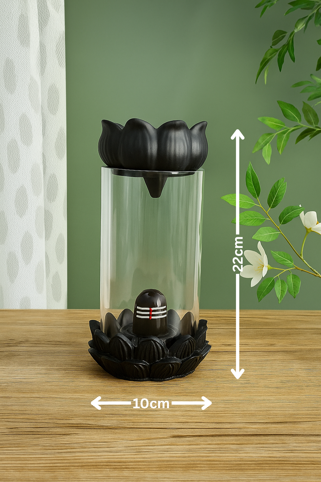 Shivling Fountain Incense Holder